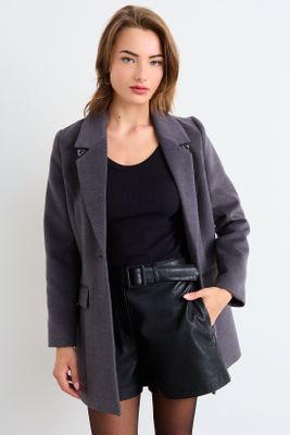 Imagen 1 del producto Chaqueton Liso Gris iO 17220126001163