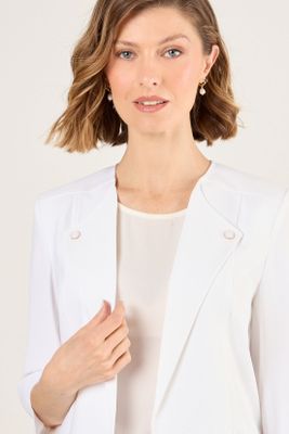 Imagen 2 del producto Blazer Liso Blanco Ma Griffe 16002225006101