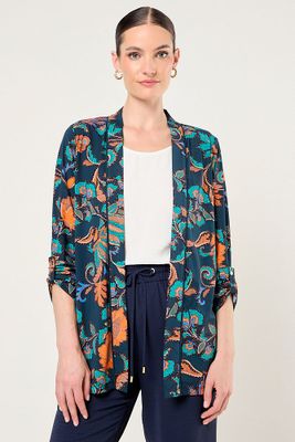 Imagen 1 del producto Tapado Estampado Azul Ma Griffe 15502126001104