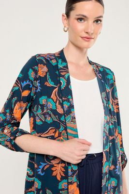 Imagen 2 del producto Tapado Estampado Azul Ma Griffe 15502126001104