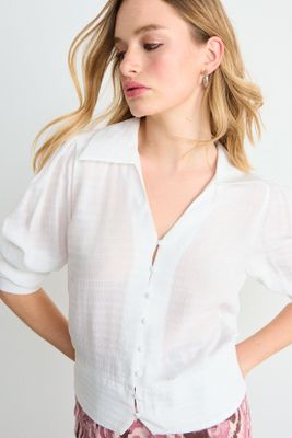 Imagen 2 del producto Blusa Lisa Crudo iO 14020126008105