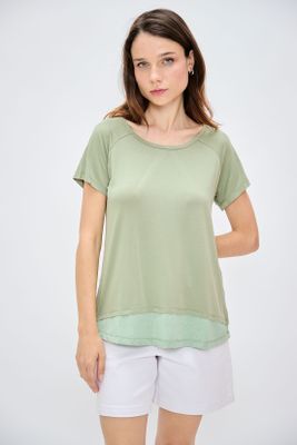 Polera Lisa Verde Ash 14204224009107