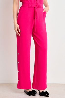 Imagen 2 del producto Pantalon Liso Recto Fucsia Ash 11007225015116
