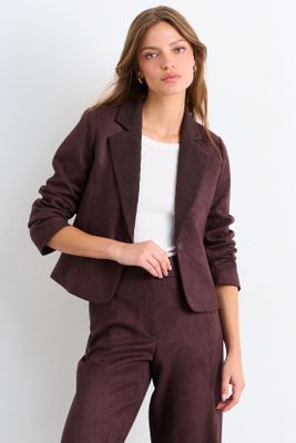 Imagen 2 del producto Blazer Liso Café iO 16020126063109