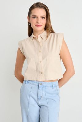 Imagen 2 del producto Blusas Sin Manga Beige iO 14004225003106