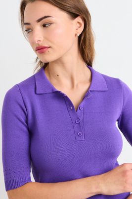 Imagen 2 del producto Sweater Liso Morado iO 18120126013121
