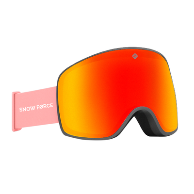 Antiparras Magnéticas Ski & Snowboard North Pole / Rojo - Gris - Rosa