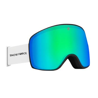 Antiparras Magnéticas Ski & Snowboard North Pole / Verde - Negro - Blanco