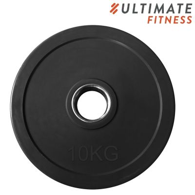 Imagen 2 del producto Disco Olímpico Engomado 10 kg  NEGRO