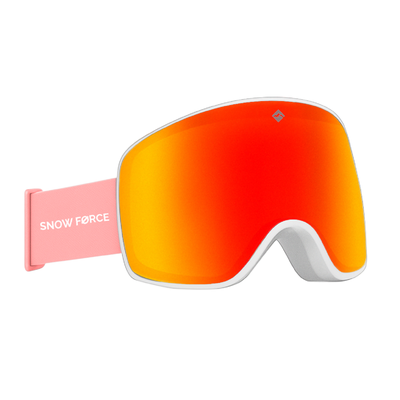 Antiparras Magnéticas Ski & Snowboard North Pole / Rojo - Blanco - Rosa