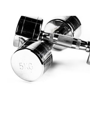 Imagen 2 del producto Mancuernas Cromadas 5 kg (Par)
