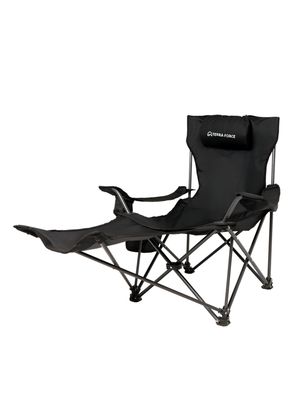 Imagen 1 del producto Silla Plegable Camping con Apoya Brazos y Pies Premium