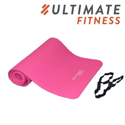 Imagen 2 del producto Mat de Yoga 10 mm NBR Rosado