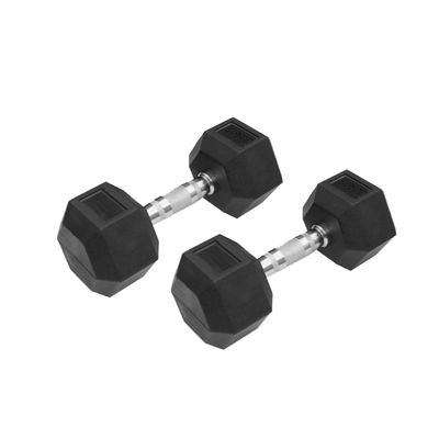 Imagen 1 del producto Par Mancuernas Hexagonales 2.5KG