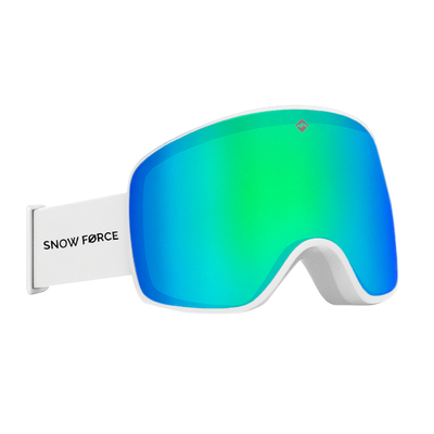 Antiparras Magnéticas Ski & Snowboard North Pole / Verde - Blanco - Blanco