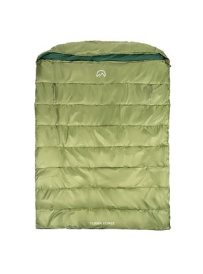 Saco De Dormir Doble Clima Cálido Verde