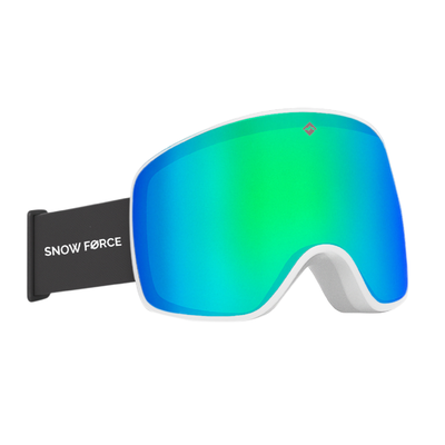 Antiparras Magnéticas Ski & Snowboard North Pole / Verde - Blanco - Negro
