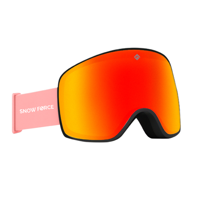Antiparras Magnéticas Ski & Snowboard North Pole / Rojo - Negro - Rosa