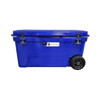 Cooler Box+Ruedas 70QT / 66,2 L - Azul