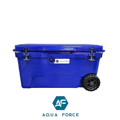Imagen 2 del producto Cooler Box+Ruedas 70QT / 66,2 L - Azul