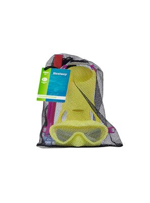 Imagen 2 del producto Kit Flapper Esnórquel Máscara/Aletas - Niños +3 Color Amarillo