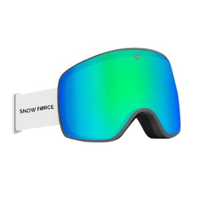 Antiparras Magnéticas Ski & Snowboard North Pole / Verde - Gris - Blanco