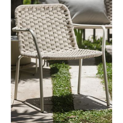 Poltrona Anika Cuerda Beige