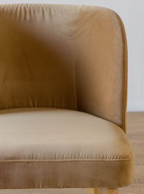 Imagen 2 del producto Poltrona Isabel Velvet Pardo