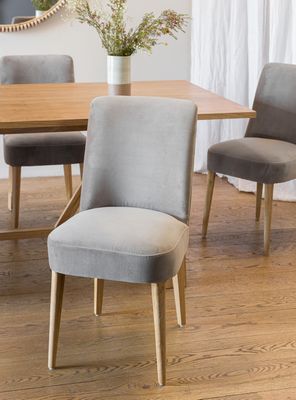 Imagen 1 del producto Silla Carmina Velvet Gris