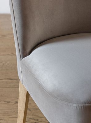 Imagen 2 del producto Silla Carmina Velvet Gris