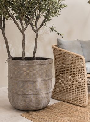 Macetero Huaquen Gris Xl