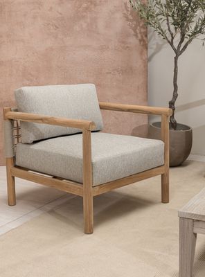 Poltrona terraza Maya gris