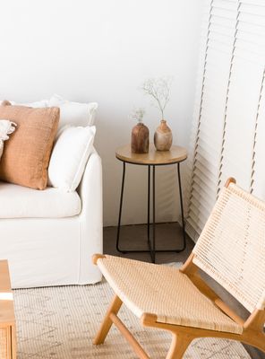 Mesa Lateral Marchena Circular Madera V 45