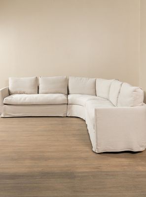 Imagen 2 del producto Sofa Seccional Helga Lino Beige La Amoblé