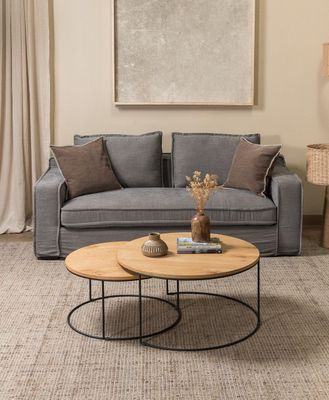 Sofa Sven Gris Mi 200