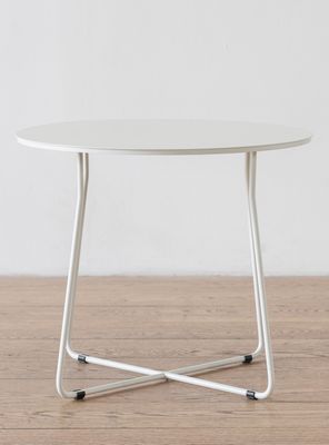 Imagen 2 del producto Mesa Lateral Marchena Circular Metal Blanca V