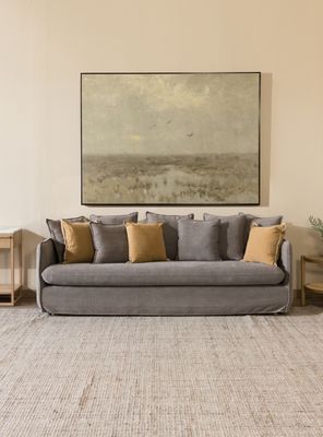 Sofá Jacinta Gris 2025 Amoblé