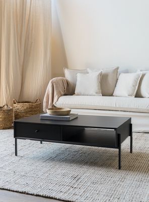 Mesa De Centro Lanubio Negra