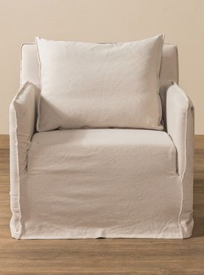 Imagen 2 del producto Poltrona Gervasio Lino Beige La Amoblé