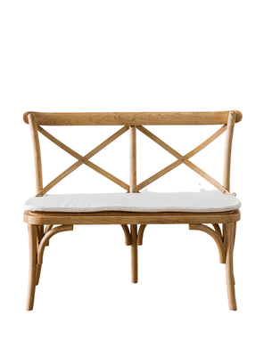 Banqueta Veracruz Con Cojin Natural