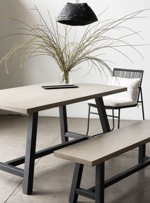 Imagen 1 del producto Mesa De Comedor Dublin Cemento 150