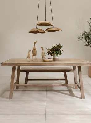 Mesa De Comedor Atilo Natural Ch 180