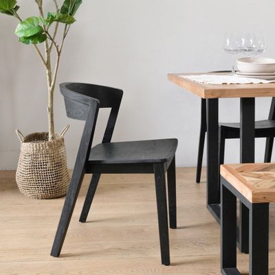 Imagen 1 del producto Silla Comedor Rover negra