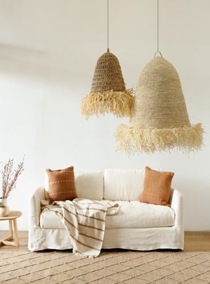 Lampara De Cielo Dion Natural S