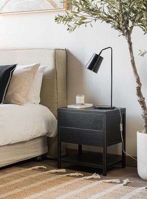 Velador Doris  Negro