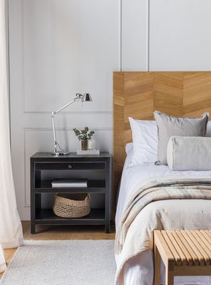 Velador Peonia Negro