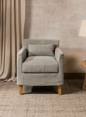 Poltrona Caetano Gris La Amoblé