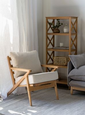 Poltrona Celebes Natural Beige