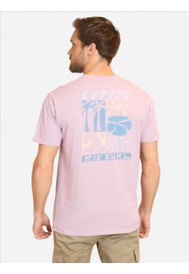 Imagen 2 del producto Polera MC Rider Morado Hombre Rip Curl