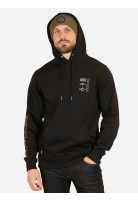 Poleron Canguro Dax Negro Hombre Rip Curl